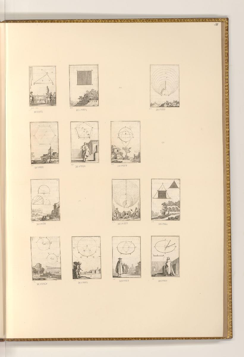 Sebastien Le Clerc, Vol. IV., Illustrationen, Inv. Nr.: Frankreich nach Sektionen III/22, F/III…
