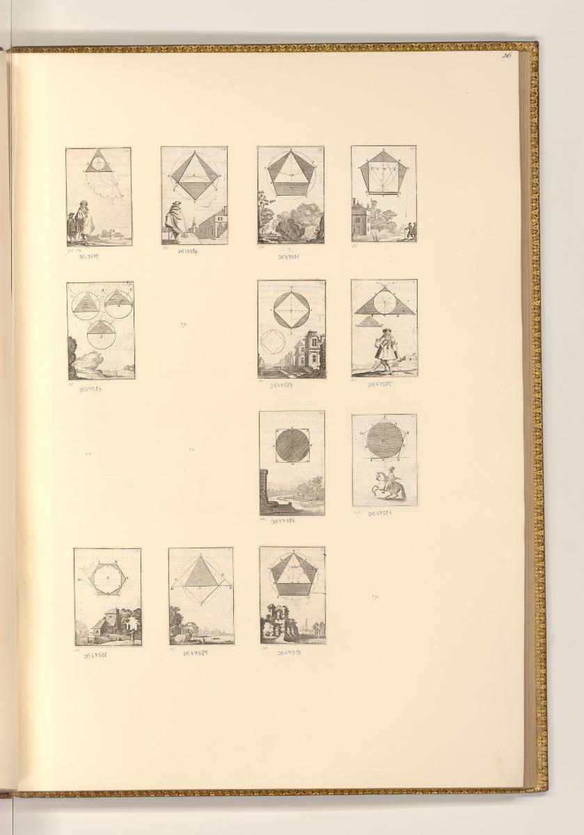 Sebastien Le Clerc, Vol. IV., Illustrationen, Inv. Nr.: Frankreich nach Sektionen III/22, F/III…
