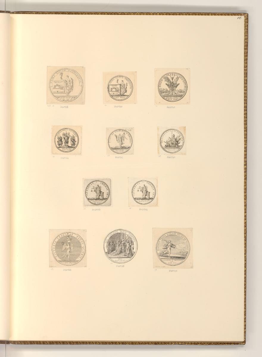 Sebastien Le Clerc, Vol. V., Diverse Medaillen aus der Zeit Ludwig XIV., Inv. Nr.: Frankreich n…