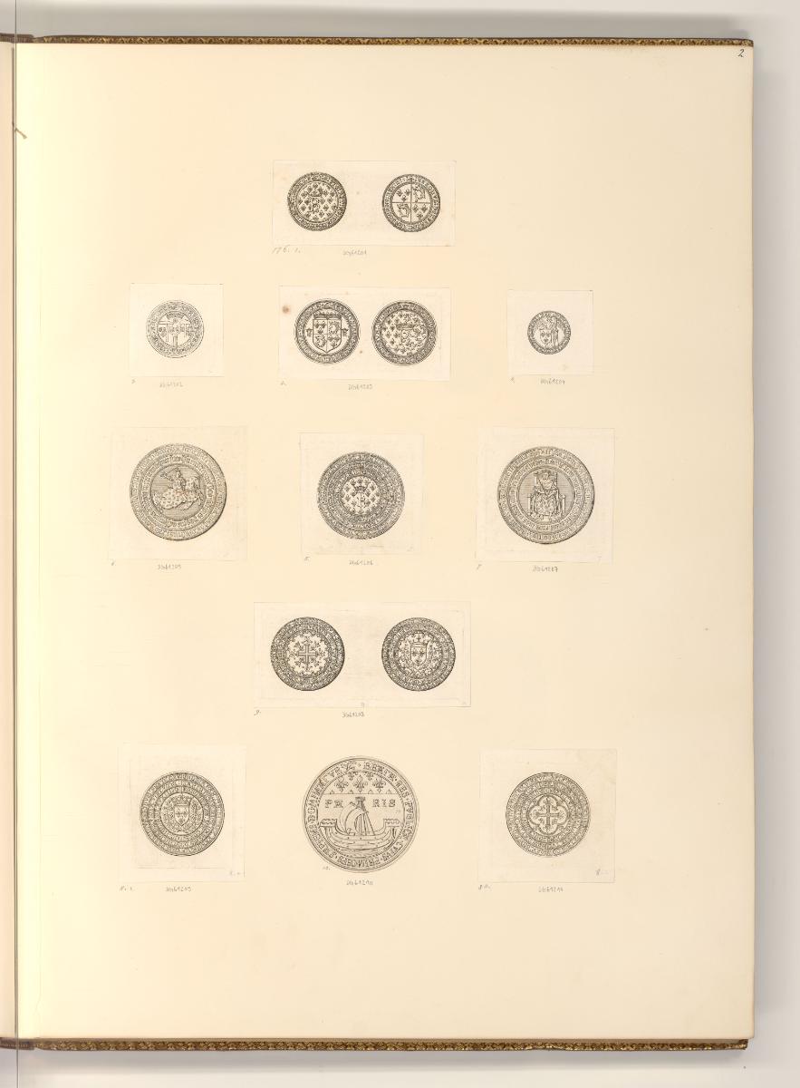 Sebastien Le Clerc, Vol. V., Diverse französische Medaillen und Münzen, Inv. Nr.: Frankreich na…