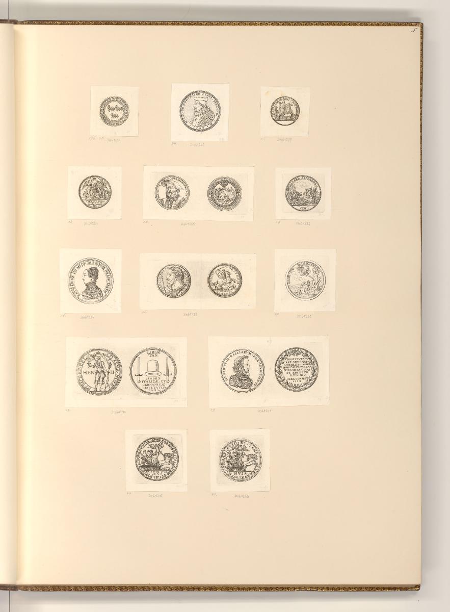Sebastien Le Clerc, Vol. V., Diverse französische Medaillen und Münzen, Inv. Nr.: Frankreich na…