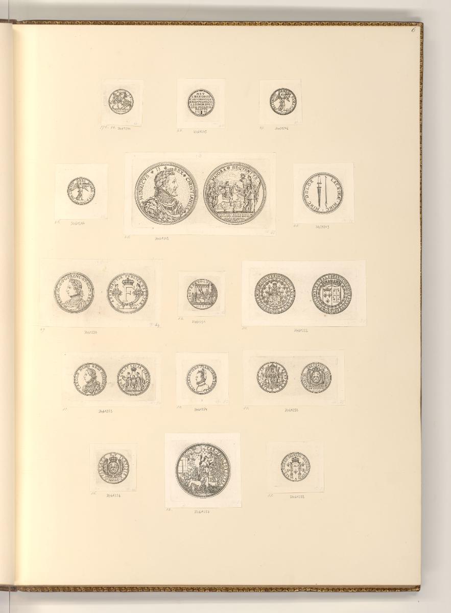 Sebastien Le Clerc, Vol. V., Diverse französische Medaillen und Münzen, Inv. Nr.: Frankreich na…