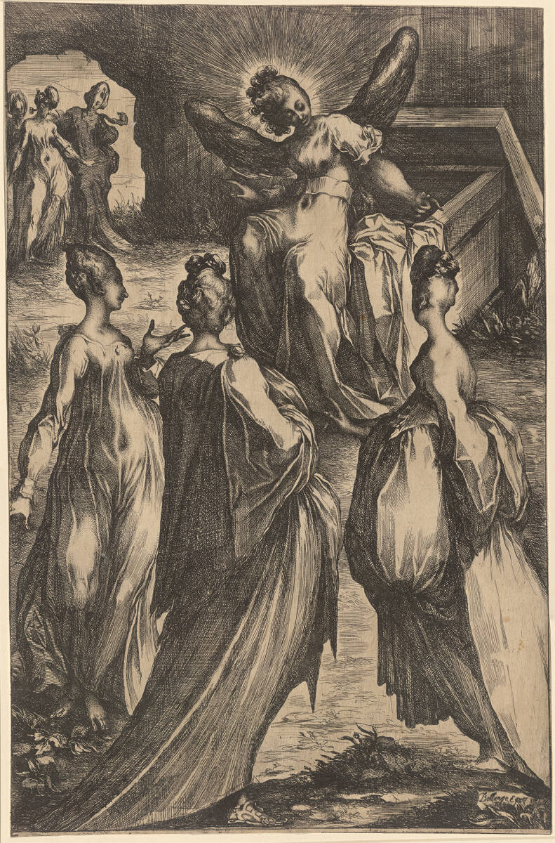 Die drei Frauen am Grabe, Jacques Bellange