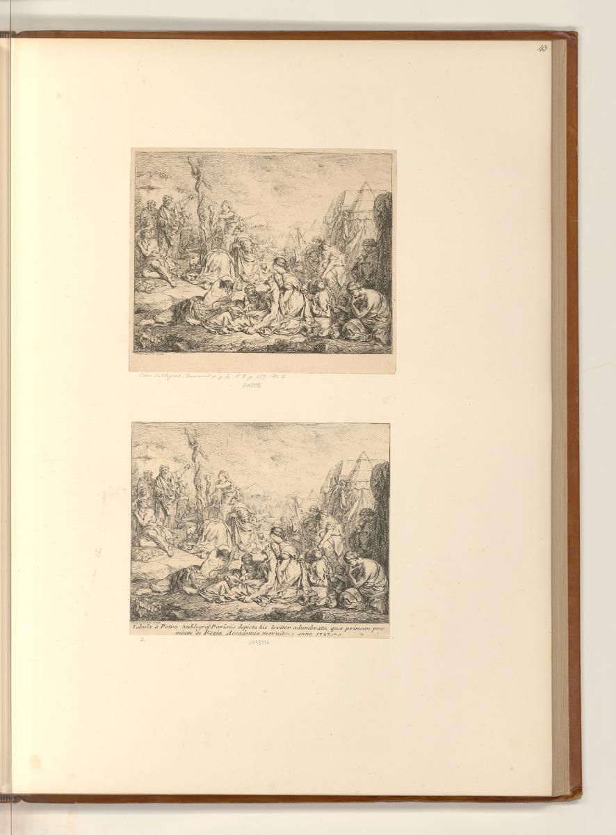 Ch. Parrocel. N.N. et C. Coypel. G.Huquier. P. Subleyras. C. Natoire. M. E. D'A. Bardon. J.B. G…