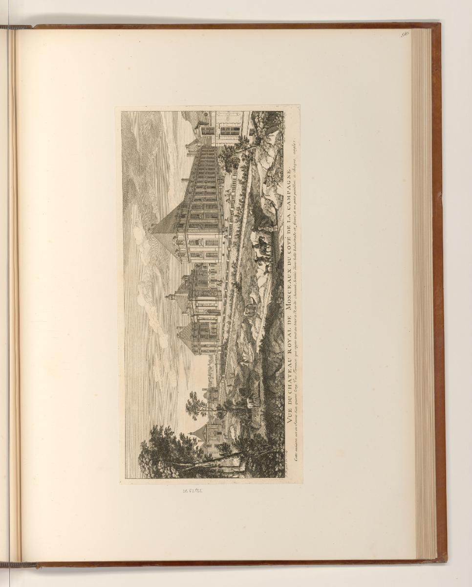 Jean Rigaud, Vüe du chateau royal de Monceaux du coté de la campagne, Inv. Nr.: Frankreich nach…