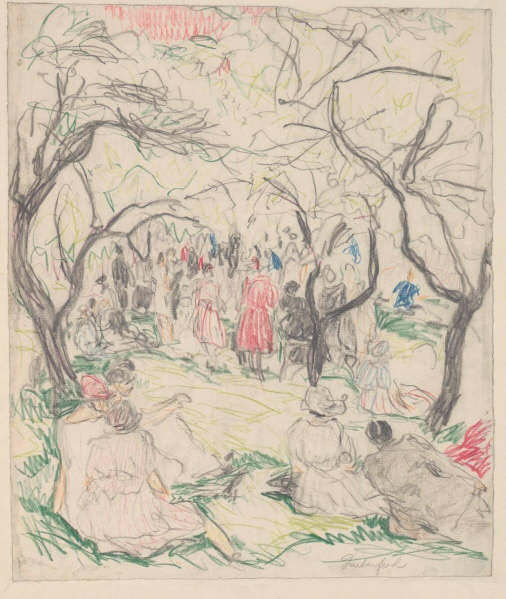 Igo Pötsch, Gartenfest, Inv. Nr.: 41321