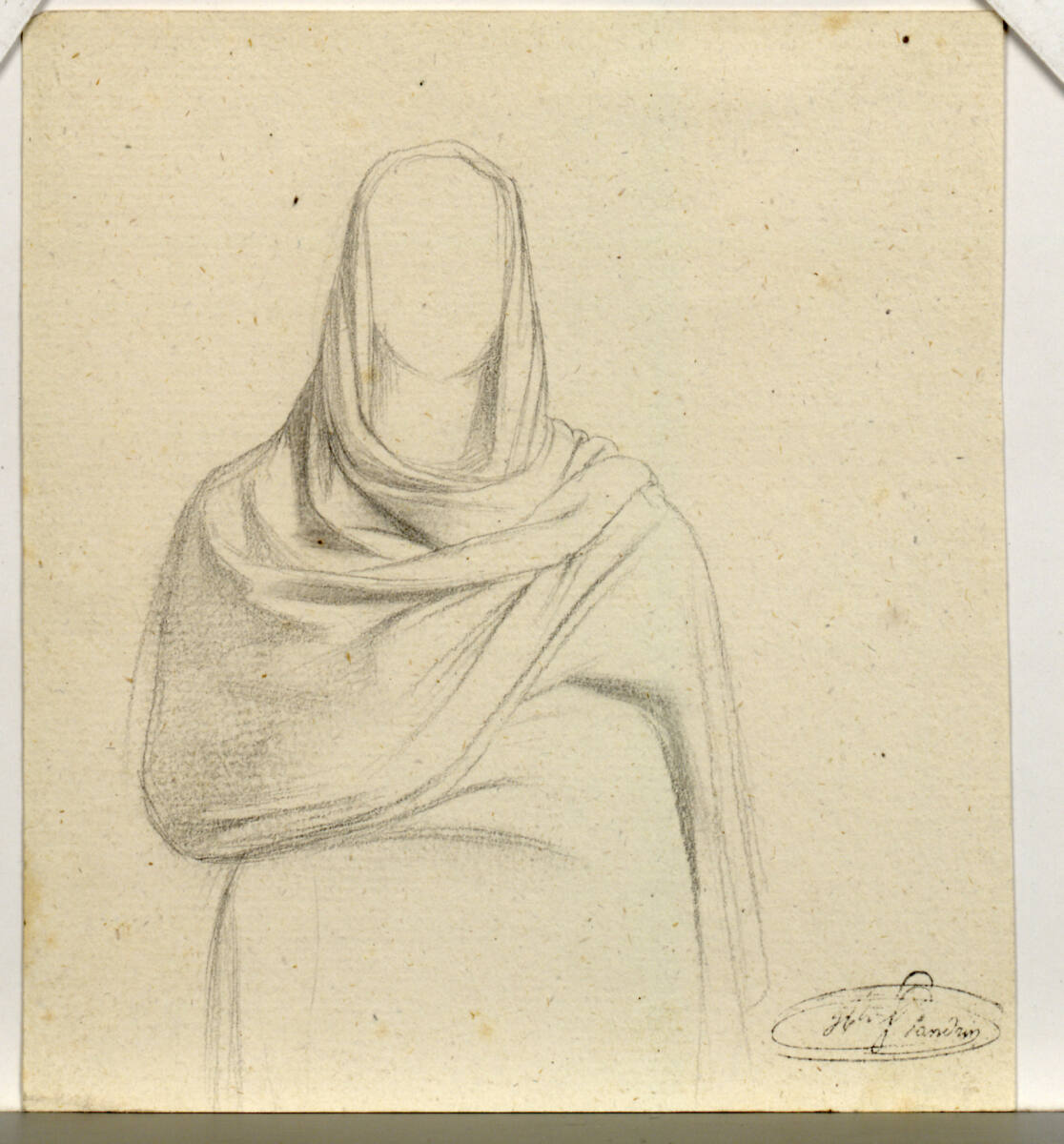 Muttergottesstudie, Hippolyte Flandrin