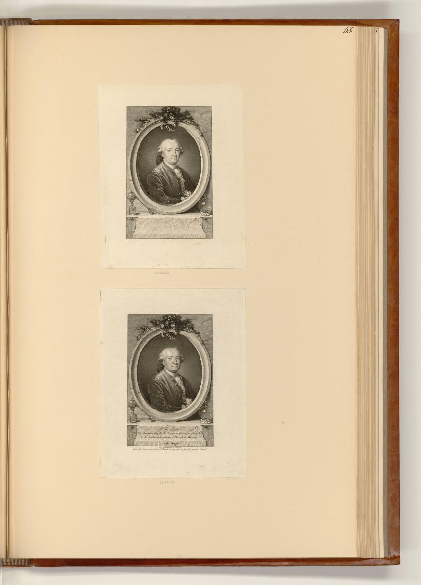 Ant. Marcenay de Ghuy; L. J. Franc. de la Grenée; Jean Jac. de la Grenée, Porträt Balthazar Geo…