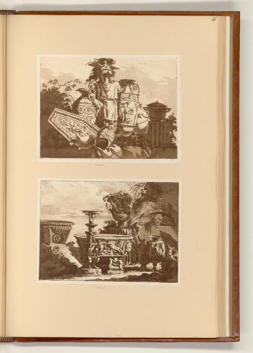 Ant. Marcenay de Ghuy; L. J. Franc. de la Grenée; Jean Jac. de la Grenée, Diverse antike Objekt…