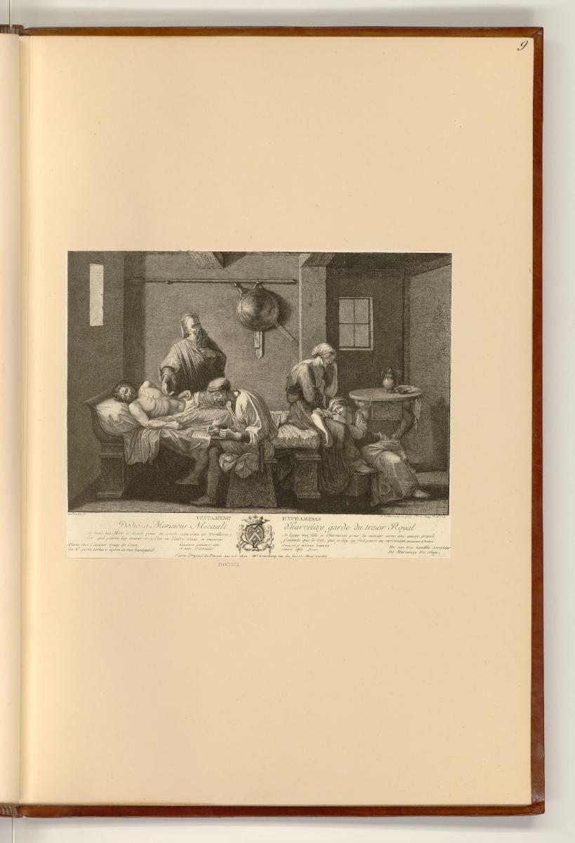 Ant. Marcenay de Ghuy; L. J. Franc. de la Grenée; Jean Jac. de la Grenée, Testament d'Eudamidas…