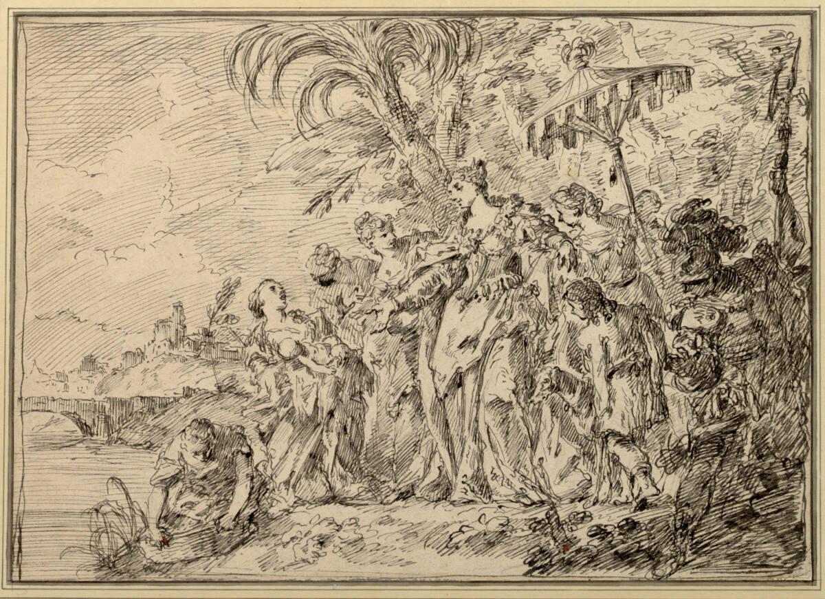 Die Auffindung des Moses, Gaspare Diziani