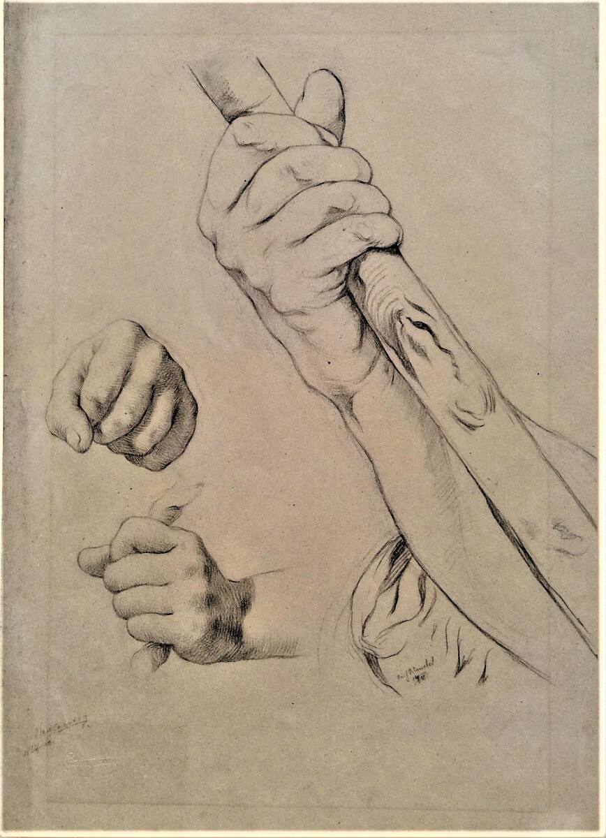 Drei verschiedene Handstudien, Cecil van Haanen