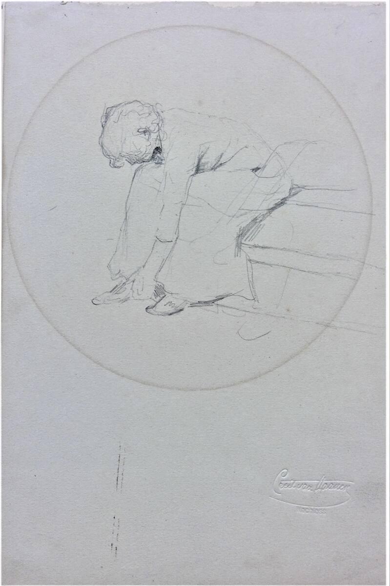 Cecil van Haanen, Schuhanzieherin, Inv. Nr.: 31928