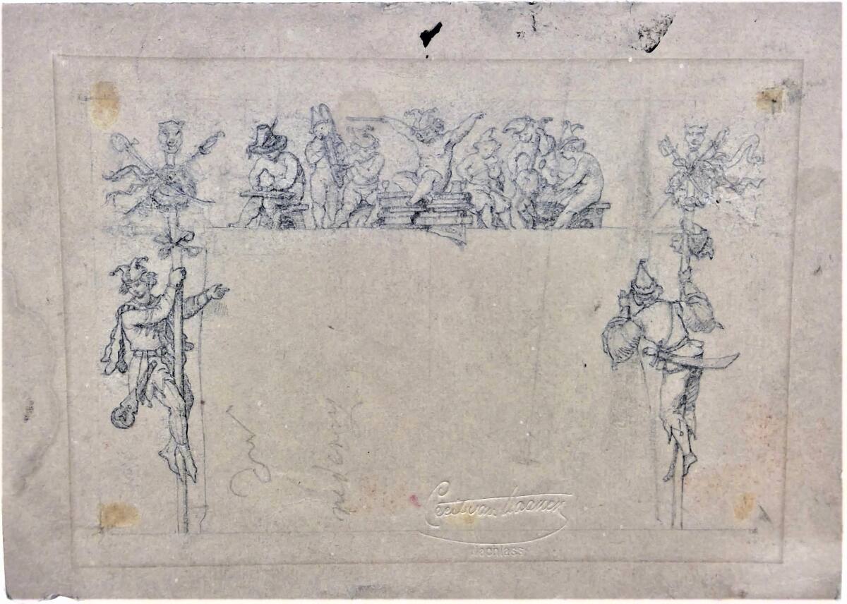 Buchschmuck mit Putti, Cecil van Haanen