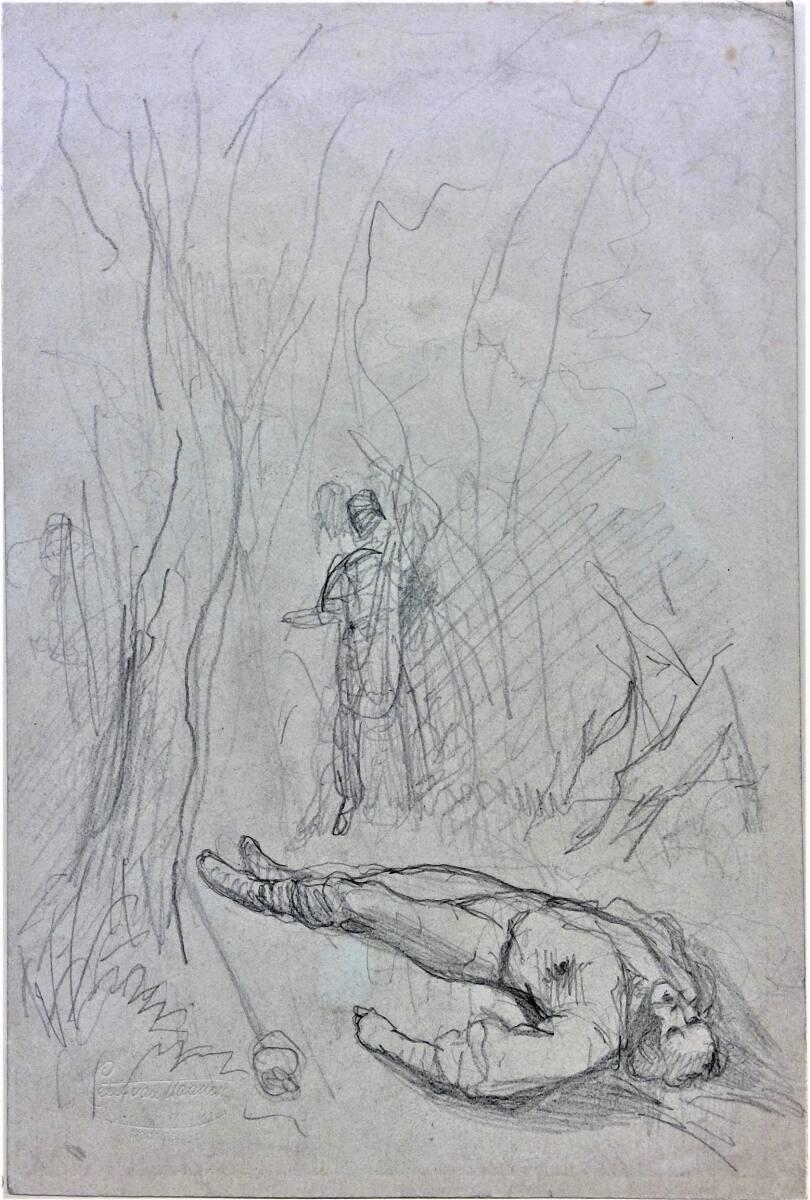 Cecil van Haanen, Toter im Wald, Inv. Nr.: 32046r