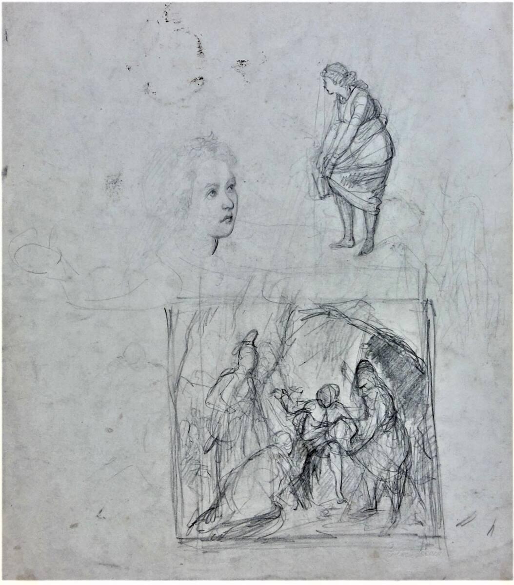Cecil van Haanen, Studienblatt, Inv. Nr.: 32048r