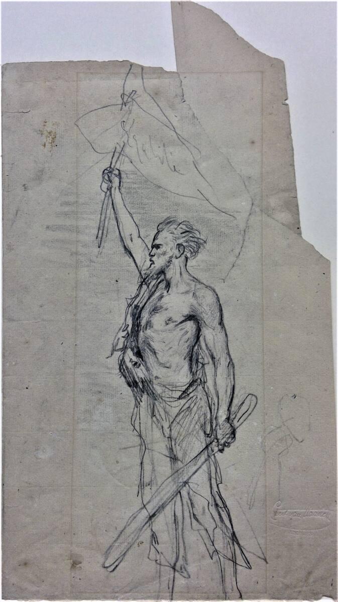 Cecil van Haanen, Fahnenträger, Inv. Nr.: 32060r