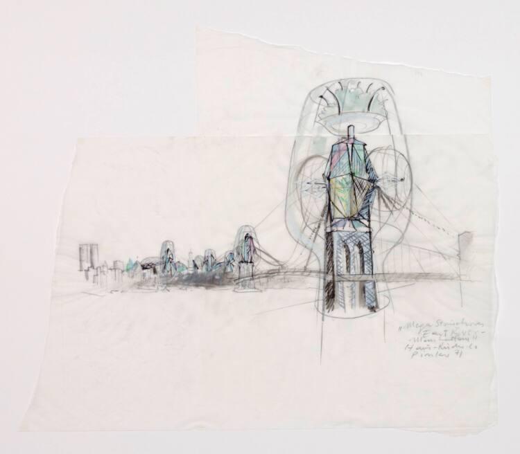 Klaus Pinter, Mega Structure East River Manhatten, Inv. Nr.: 41653