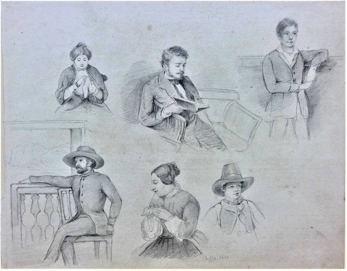 Sechs Figurenstudien, Cecil van Haanen