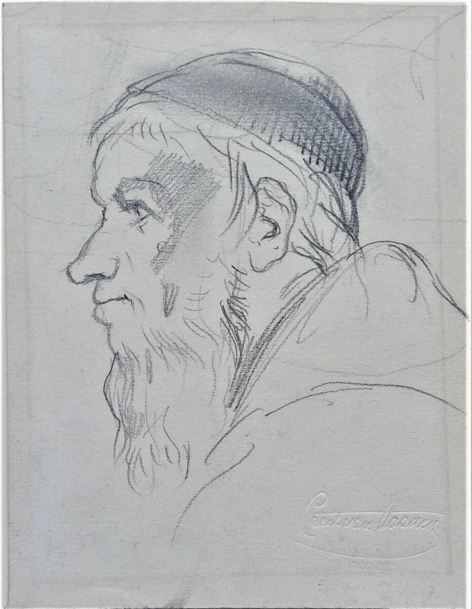 Cecil van Haanen, Kopf eines Rabbiners, Inv. Nr.: 31787