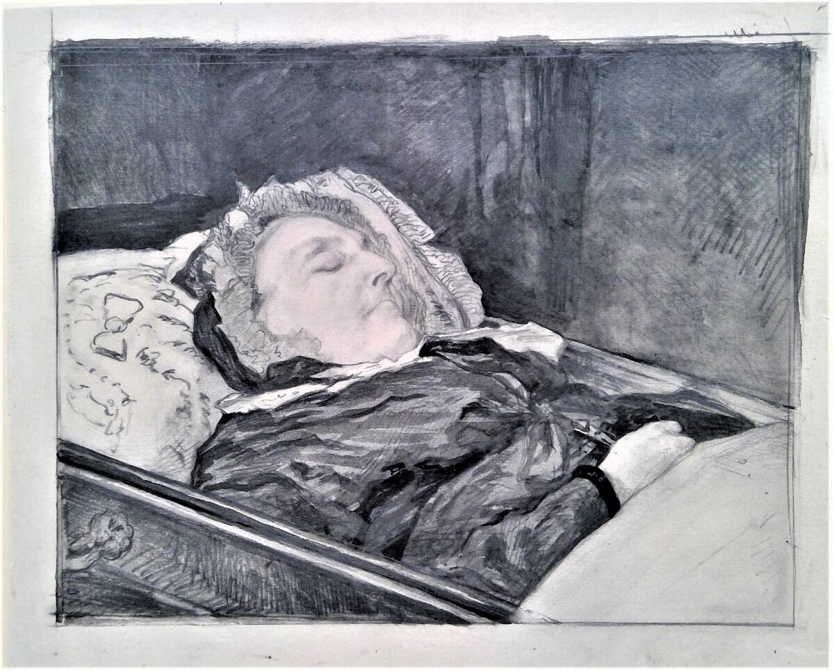 Frau im Sarg, Cecil van Haanen