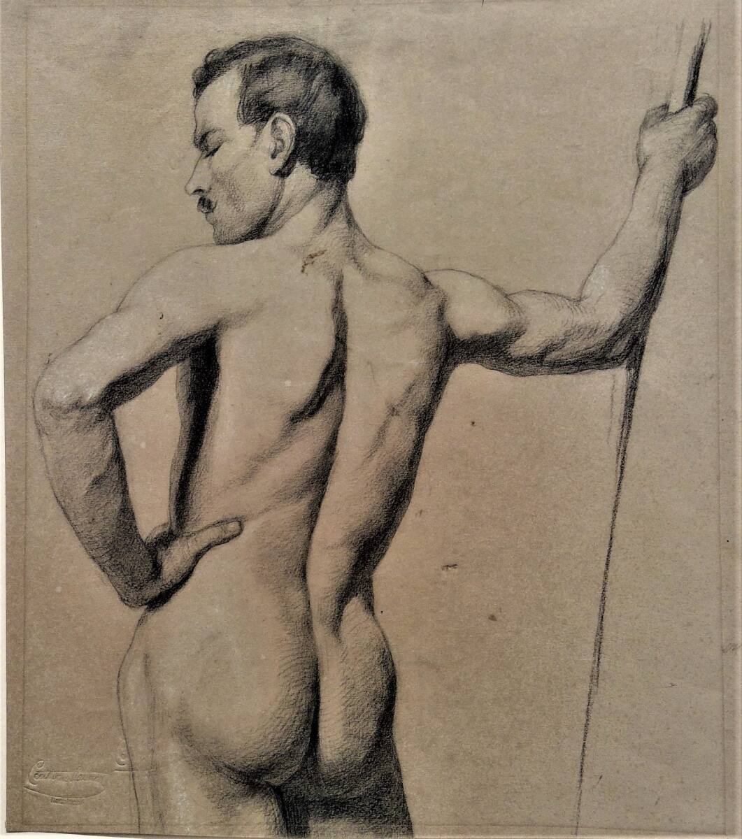 Männlicher Rückenakt, Cecil van Haanen