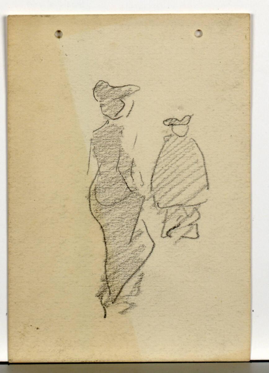 Josef Engelhart, Zwei Figurenstudien, Inv. Nr.: 41764