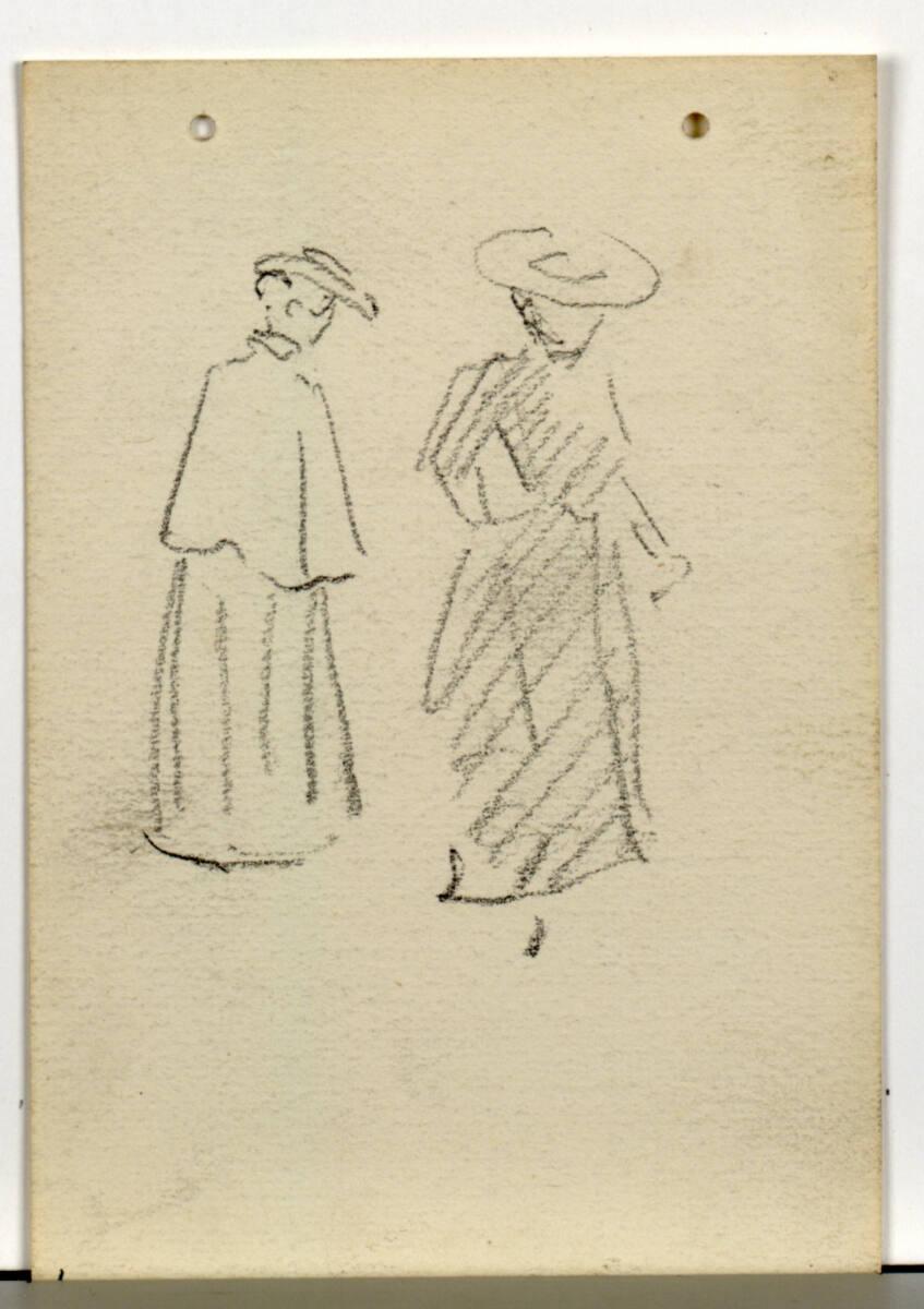 Josef Engelhart, Zwei weibliche Gewandstudien, Inv. Nr.: 41775