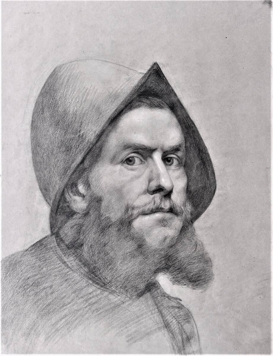 Cecil van Haanen, Mann mit Helm, Inv. Nr.: 32284