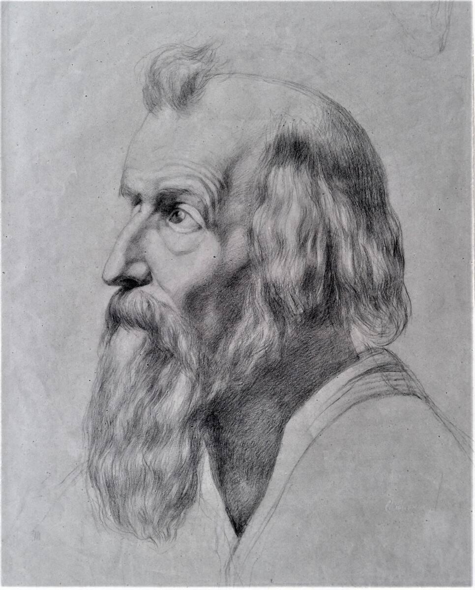 Cecil van Haanen, Bärtiger Alter nach links, Inv. Nr.: 32285