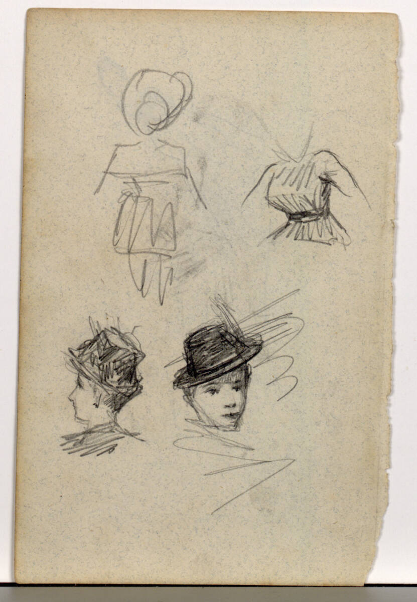 Vier unterschiedliche weibliche Studien, Josef Engelhart