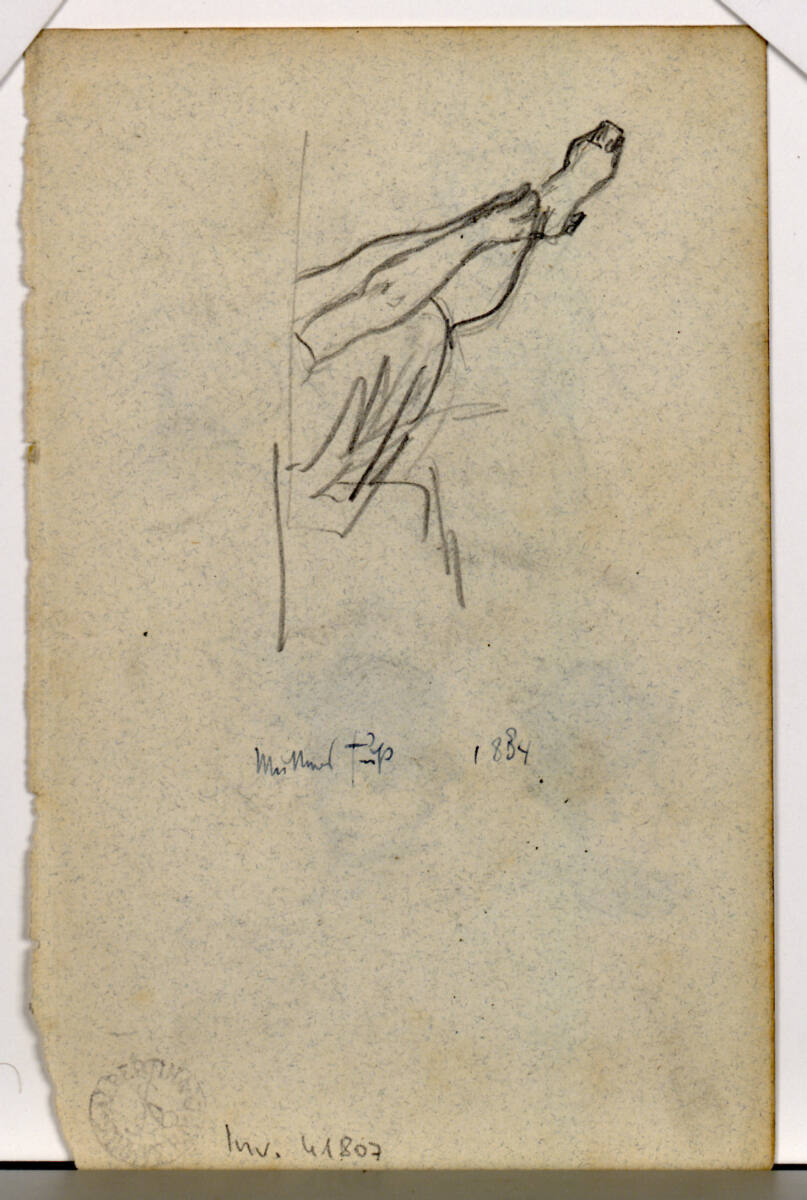 Mutter Fuß, Josef Engelhart, 1884