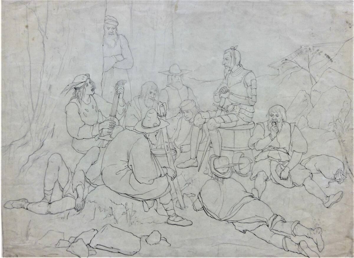 Rast am Feuer, Cecil van Haanen