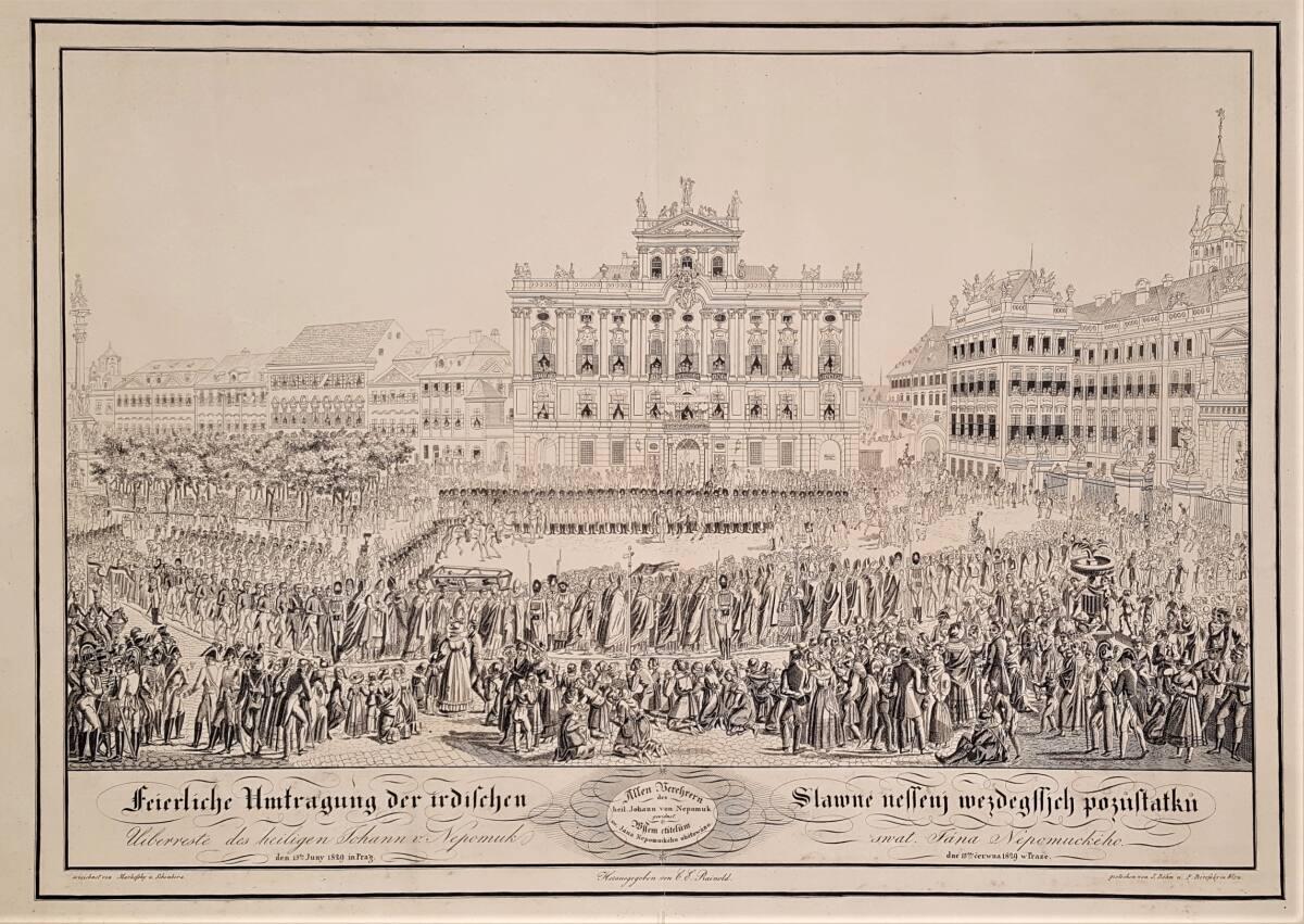 Feierliche Prozession zur hundertjährigen Jubiläumsfeier der Heiligsprechung des Johannes von N…