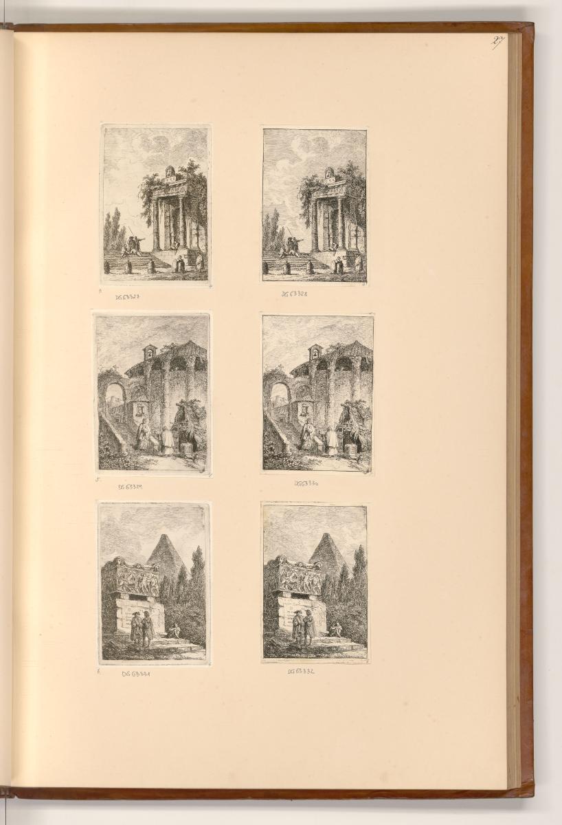 Pierre Ant de Machy; Ch. Bellard; Jos. Fratrel; Jean Bern. Restout; Louis Germain; Hub. Robert;…