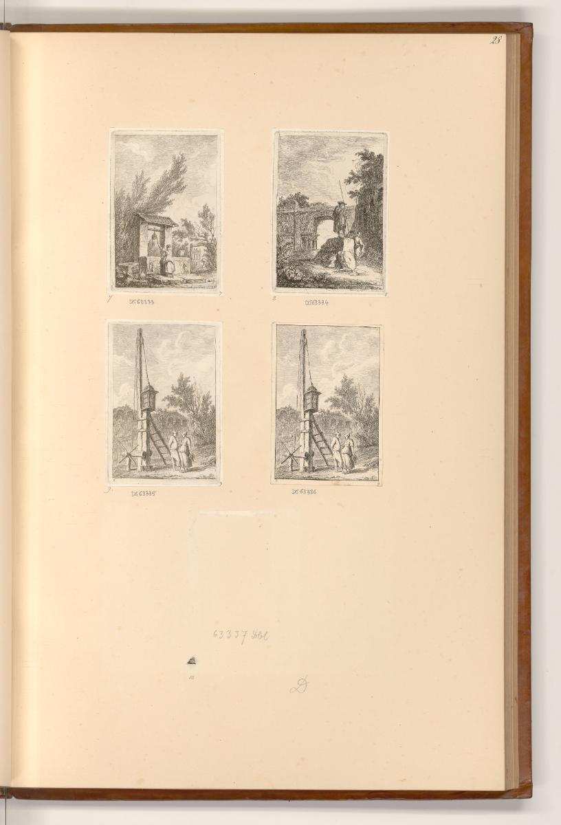 Pierre Ant de Machy; Ch. Bellard; Jos. Fratrel; Jean Bern. Restout; Louis Germain; Hub. Robert;…