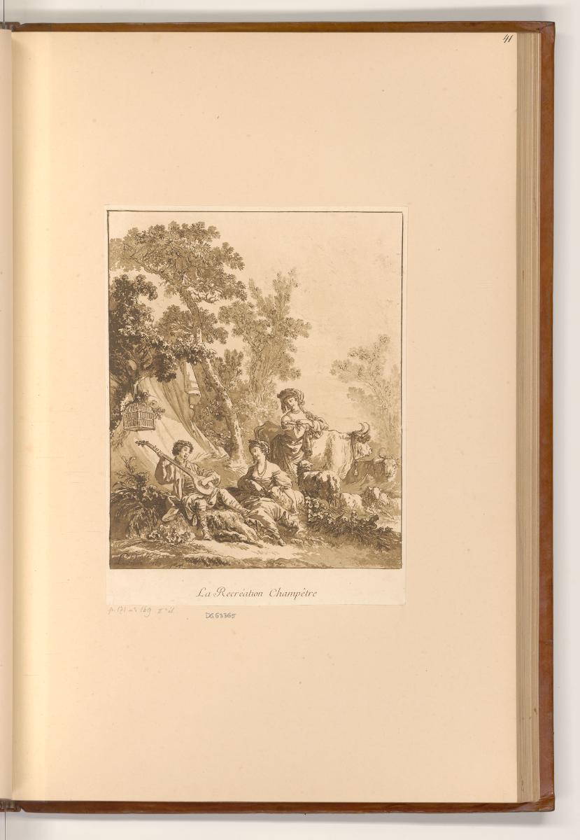 Pierre Ant de Machy; Ch. Bellard; Jos. Fratrel; Jean Bern. Restout; Louis Germain; Hub. Robert;…