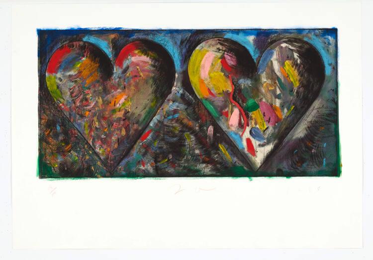 Jim Dine , Two Hearts For The Moment, Inv. Nr.: DG2022/213