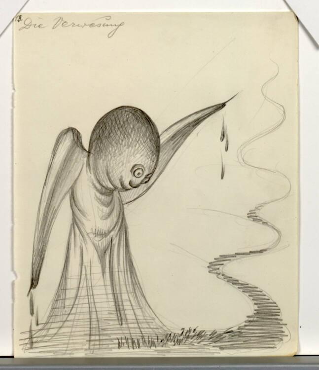 Uriel Birnbaum, 13. Die Verwesung, Inv. Nr.: 41994/13
