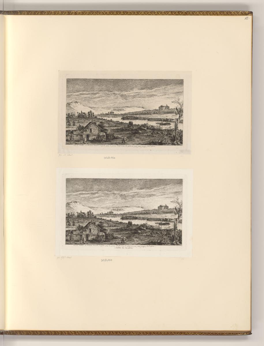 Jean Jacques Boissieu, Vue du chateau de Madrid maison royale près de Paris, Inv. Nr.: Frankrei…
