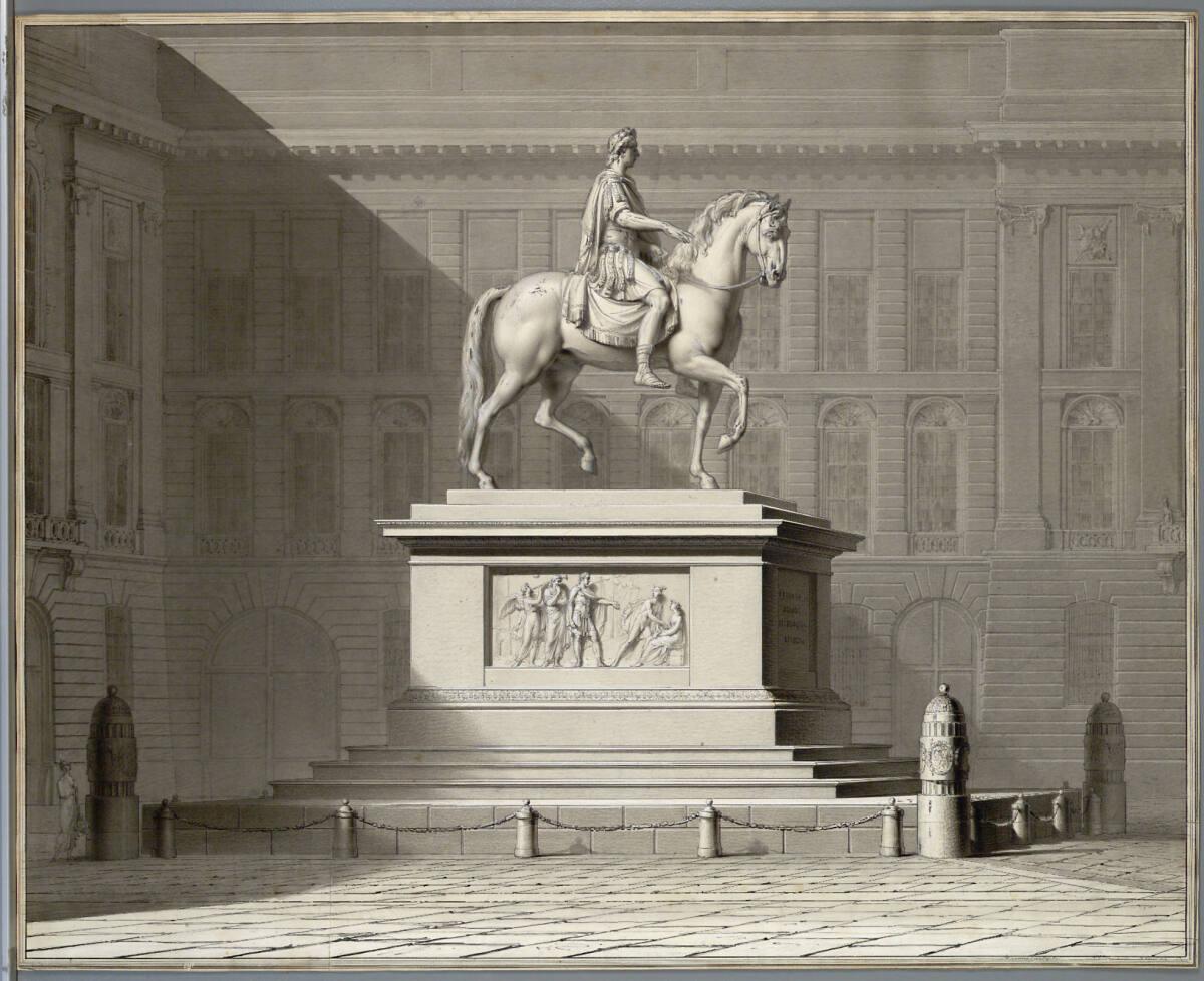 Heinrich Friedrich Füger, Das Denkmal Kaiser Josephs II., Inv. Nr.: 42020