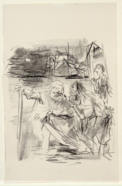 Oskar Kokoschka, Gloucester led by an old man - I have no way, and therefore want no eyes, Inv.…