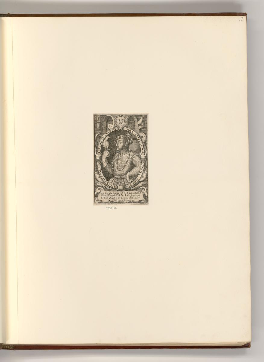Britische Druckgrafiken des 17. und 18. Jahrhunderts, Porträt des Moguls Jahangir, Inv. Nr.: En…