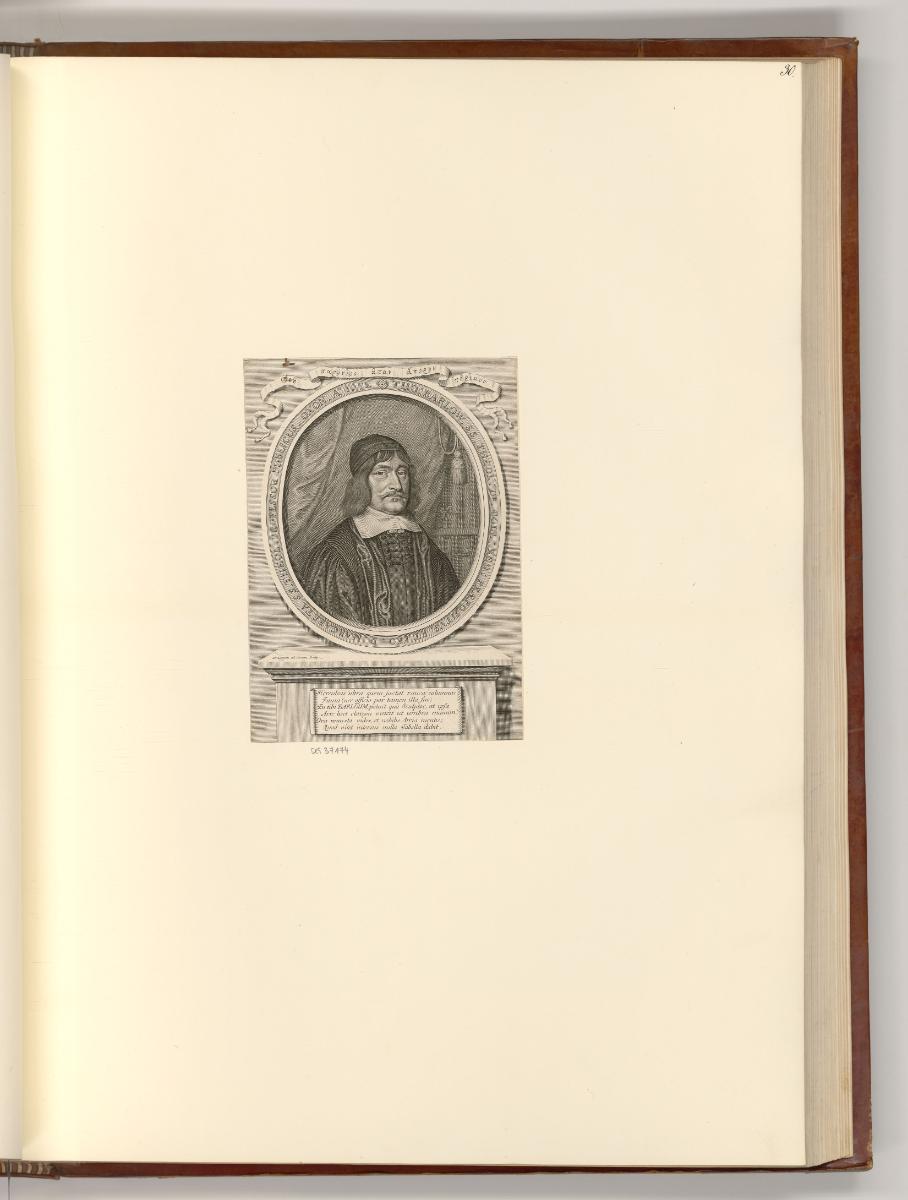 Britische Druckgrafiken des 17. und 18. Jahrhunderts, Porträt Thomas Barlow, Inv. Nr.: England …