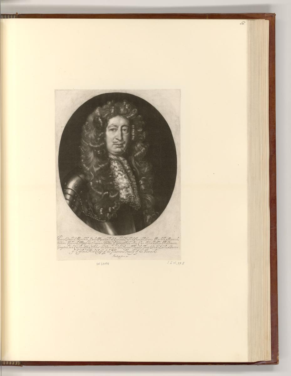 Britische Druckgrafiken des 17. und 18. Jahrhunderts, Porträt des Duke of Norfolk, Inv. Nr.: En…