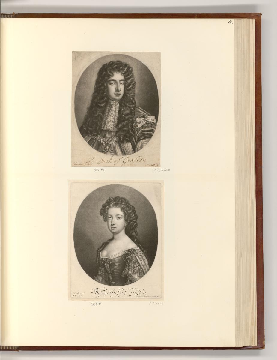 Britische Druckgrafiken des 17. und 18. Jahrhunderts, Henry Duke of Grafton; The Duchess of Gra…