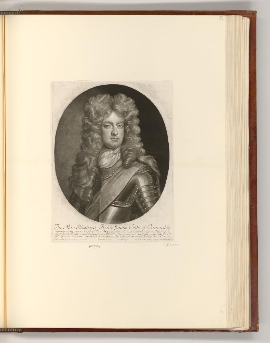 Britische Druckgrafiken des 17. und 18. Jahrhunderts, The most Illustrious Prince James Duke of…
