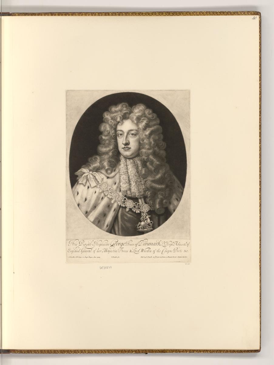 Schabblätter von John Smith, His Royal Highness George Prince of Denmark, Inv. Nr.: England nac…
