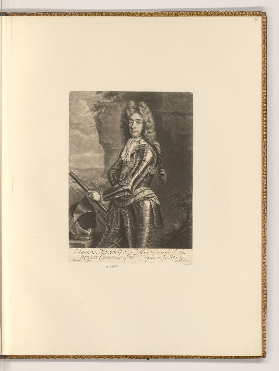 Schabblätter von John Smith, Thomas Maxwell Esqr. Major General of the Army, and Commander of t…