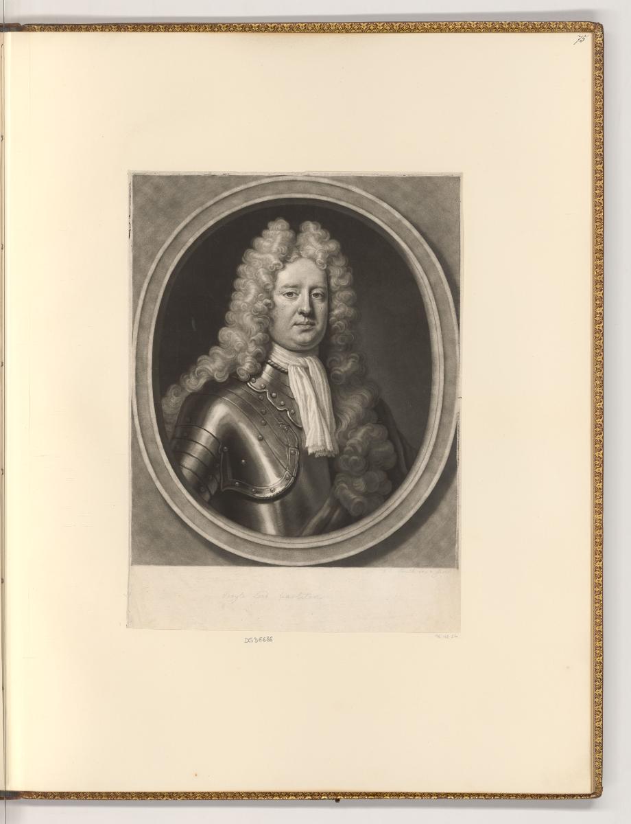 Schabblätter von John Smith, David Boyle, Earle of Glasgow, Viscount of Kelburn, Lord Boyle of …